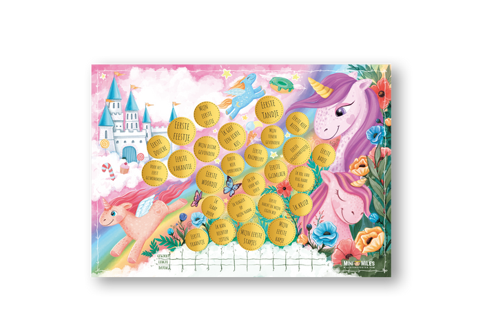 Krasposter Unicorn Rainbow