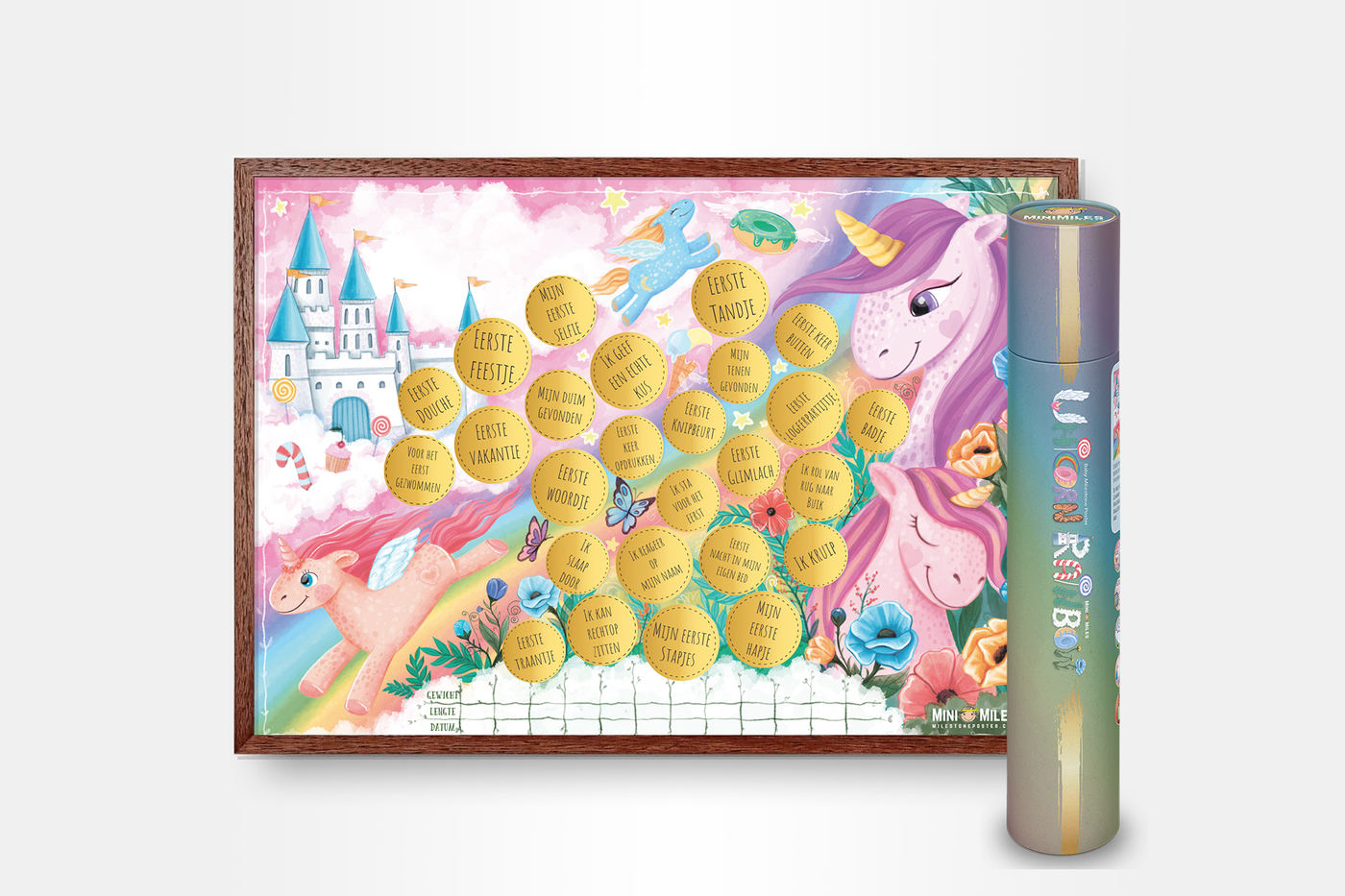Krasposter Unicorn Rainbow