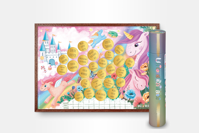 Krasposter Unicorn Rainbow