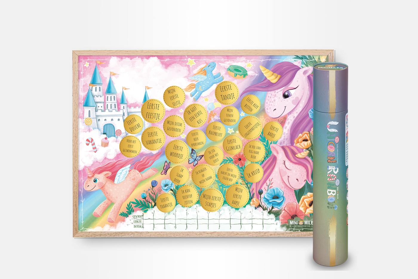 Krasposter Unicorn Rainbow