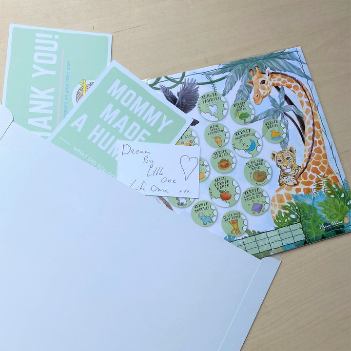 Mini Milestoneposter Jungle Green