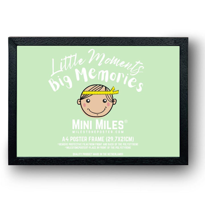 Lijsten Mini Milestoneposter A4