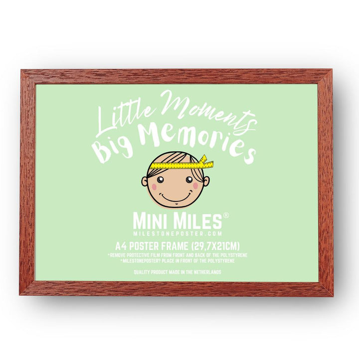 Lijsten Mini Milestoneposter A4