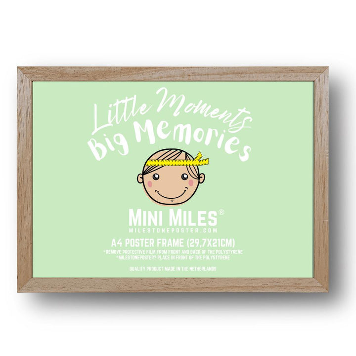 Lijsten Mini Milestoneposter A4