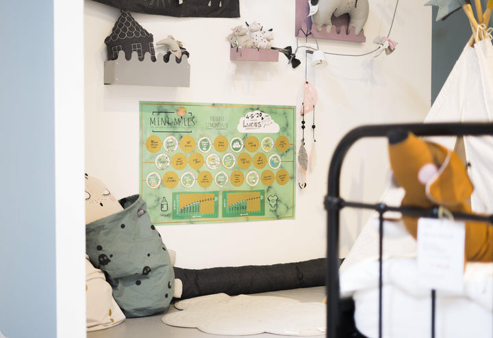 Origineel Kraamcadaeu Mini Miles Milestoneposter MiniMiles